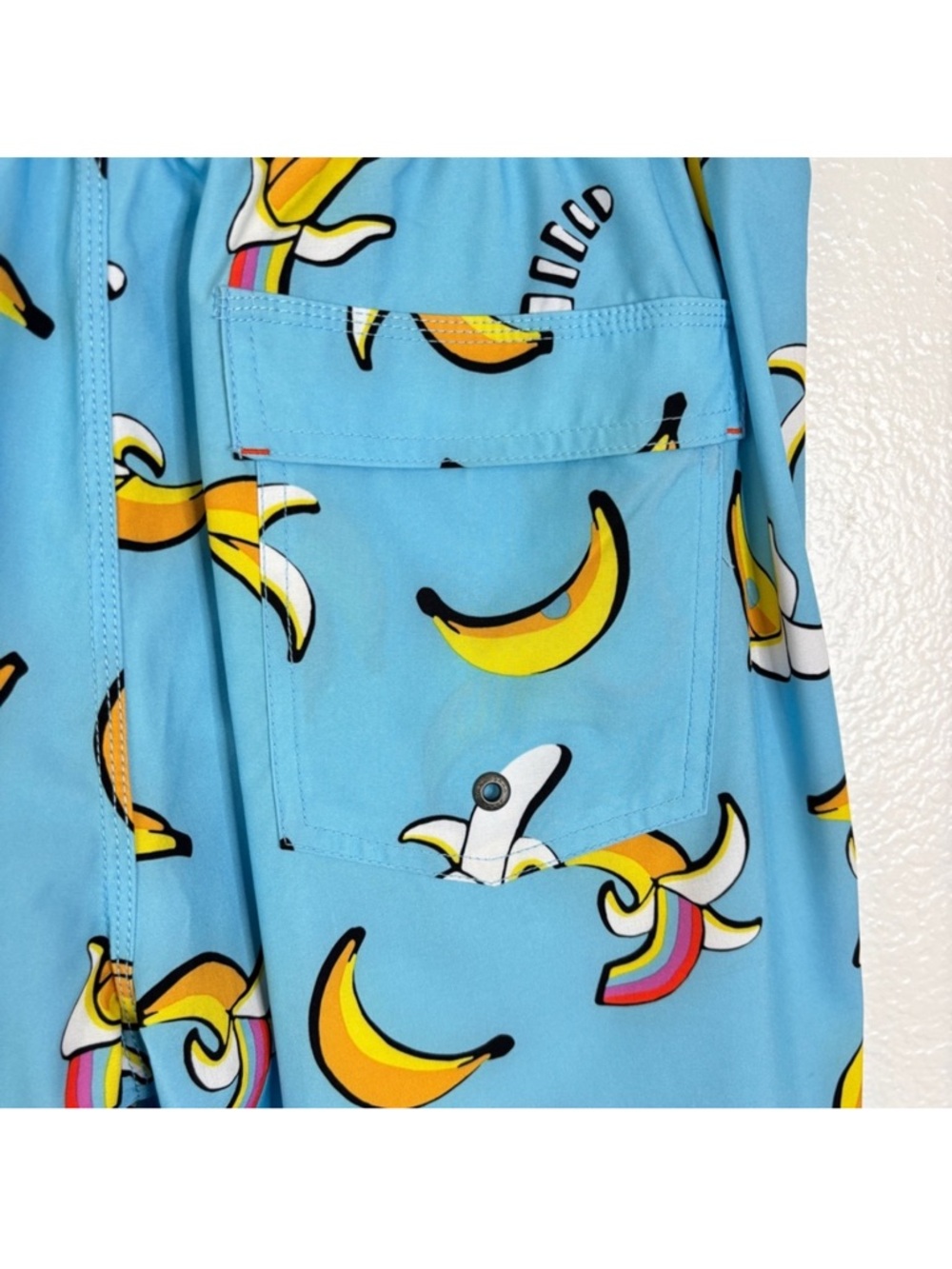 SAXX 7-Inch Oh Buoy Volley Swim Shorts in Rainbow Bananas Size M - Picture 7 of 10